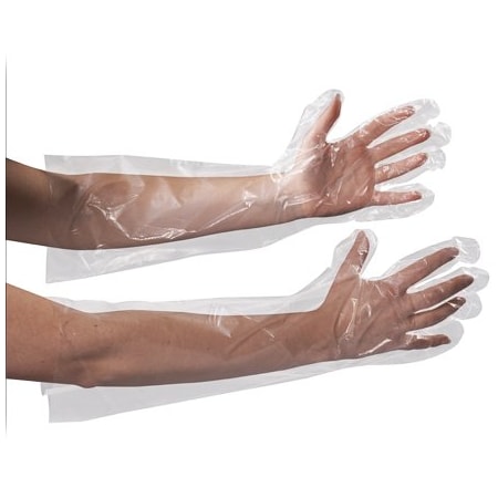 Bsc Preferred Disposable Gloves, 1 mil Palm, Nitrile, One Size Fits Most, 250 PK, Clear BUY00441315